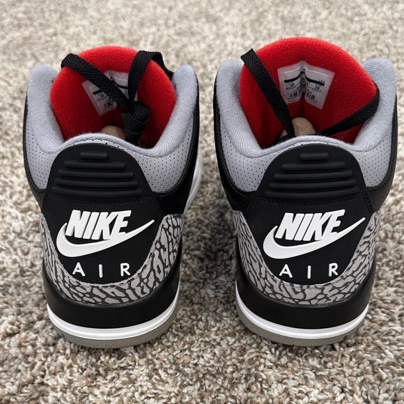 Air Jordan 3 black cement OG (2018) excellent condition - Picture 5 of 9